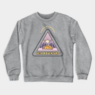 Summer Wilderness, Seek Adventure Crewneck Sweatshirt